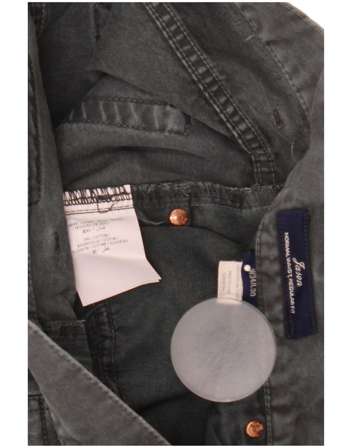 Gant Γυναικείο Jason Regular Straight Jeans W34 L30 Γκρι βαμβακερό
