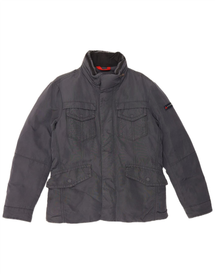 Ανδρικό μπουφάν PEUTEREY με επένδυση UK 38 Medium Navy Blue Polyamide