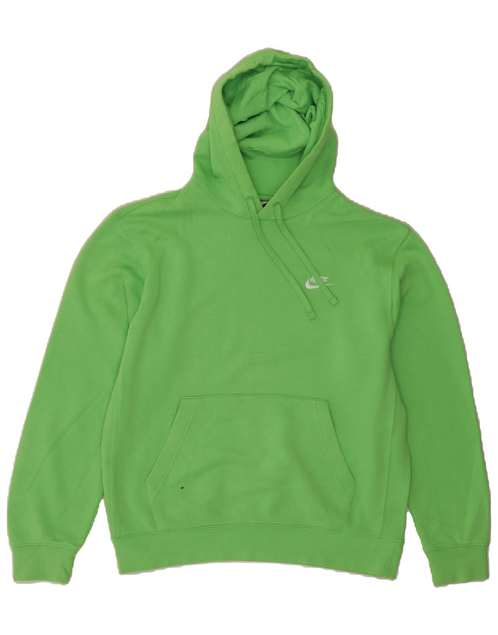 NIKE Mens Hoodie Jumper Medium Green Cotton Vintage Nike and Second-Hand Nike from Messina Hembry 