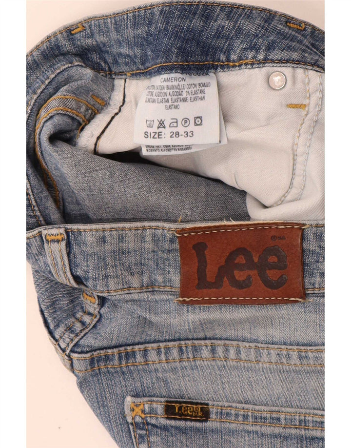 Lee Womens Cameron Bootcut Jeans W28 L33 Μπλε βαμβακερό