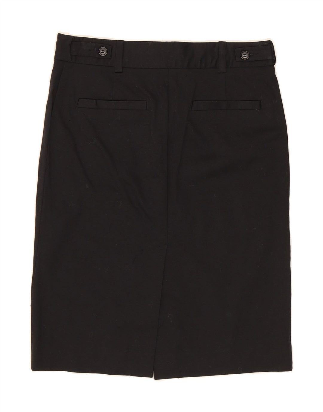 ZARA Womens Straight Skirt Small W26  Black Cotton Vintage Zara and Second-Hand Zara from Messina Hembry 