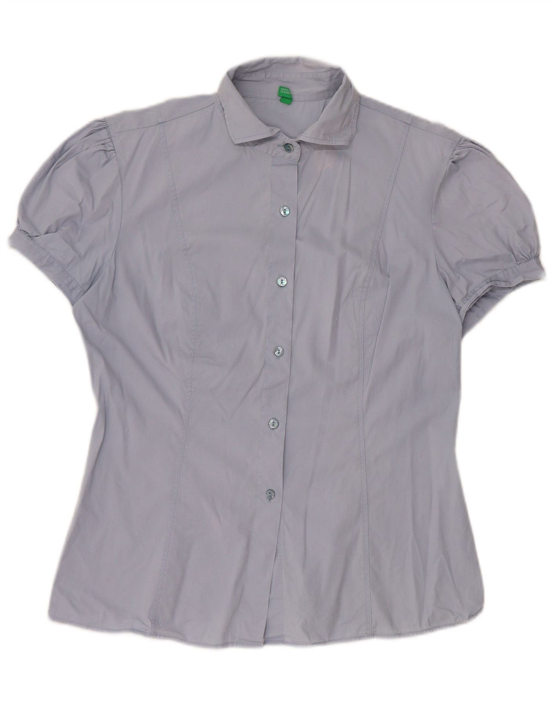 Γυναικείο κοντομάνικο μπλουζάκι Benetton UK 12 Medium Blue