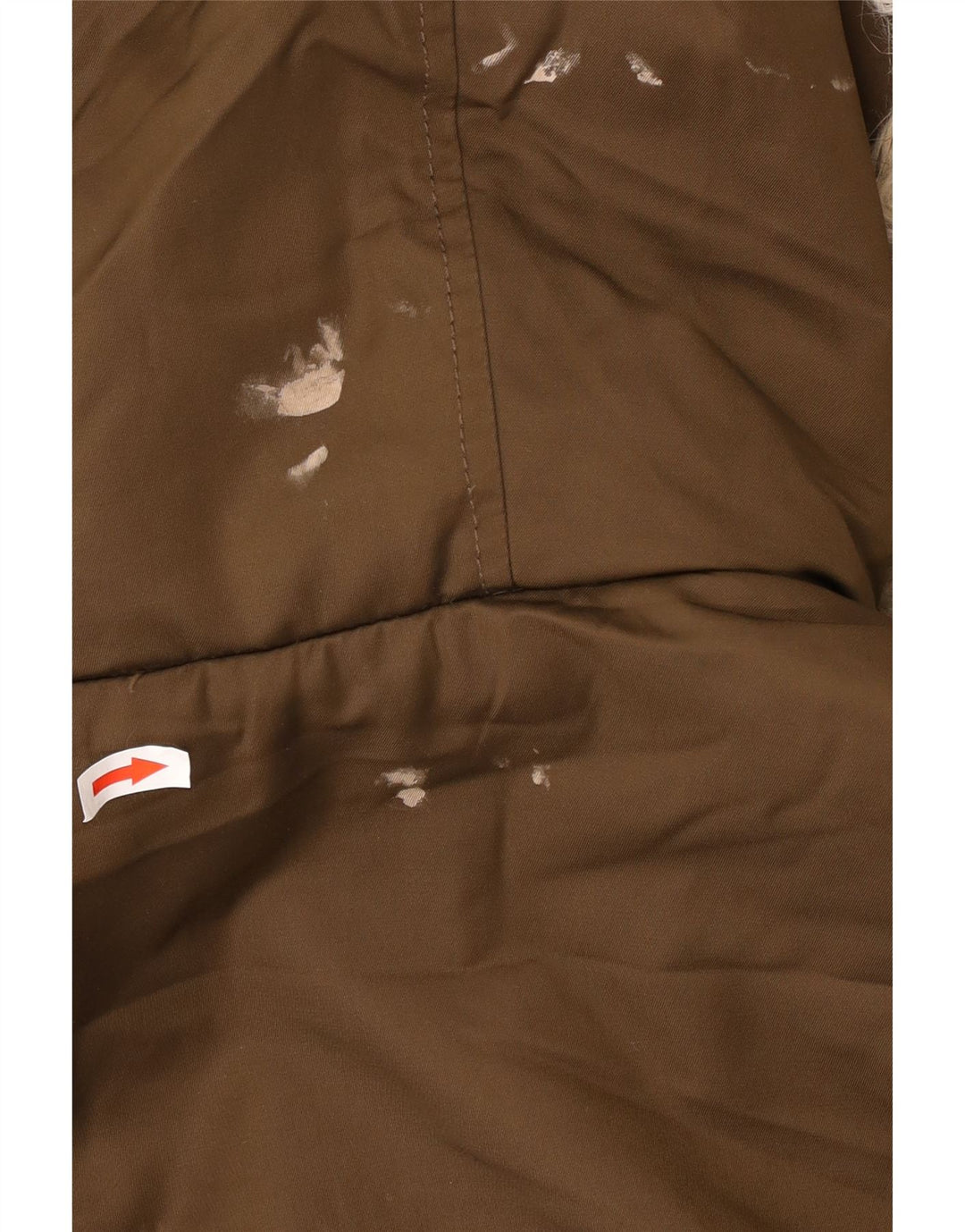 Zara Γυναικείο Trafaluc Oversized Sherpa Parka Jacket UK 10 Small Brown