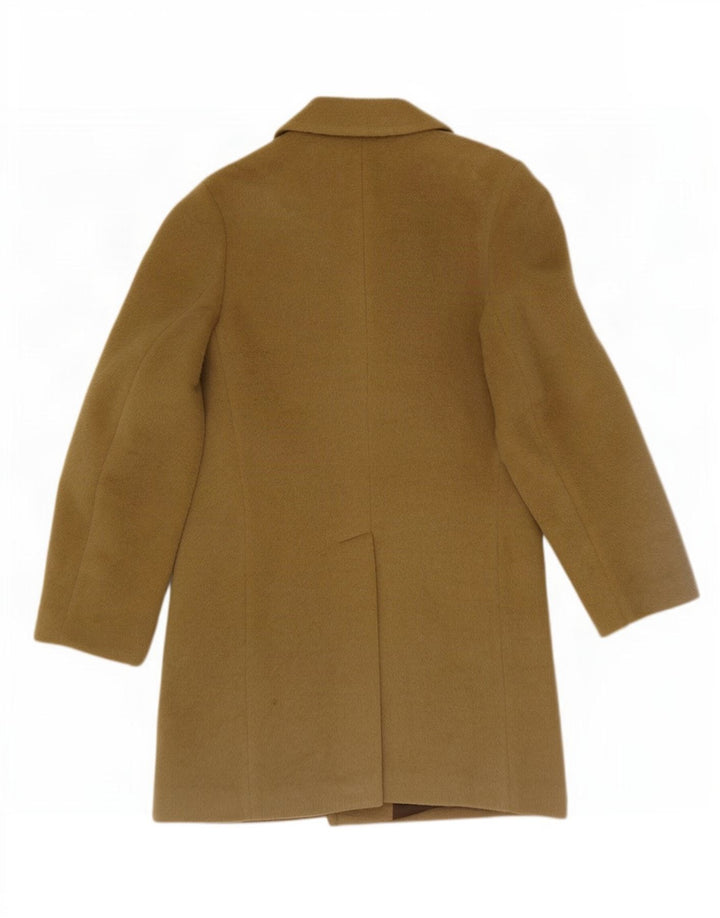 Ανδρικό παλτό Dhobi Double Breasted UK 38 Medium Khaki Wool