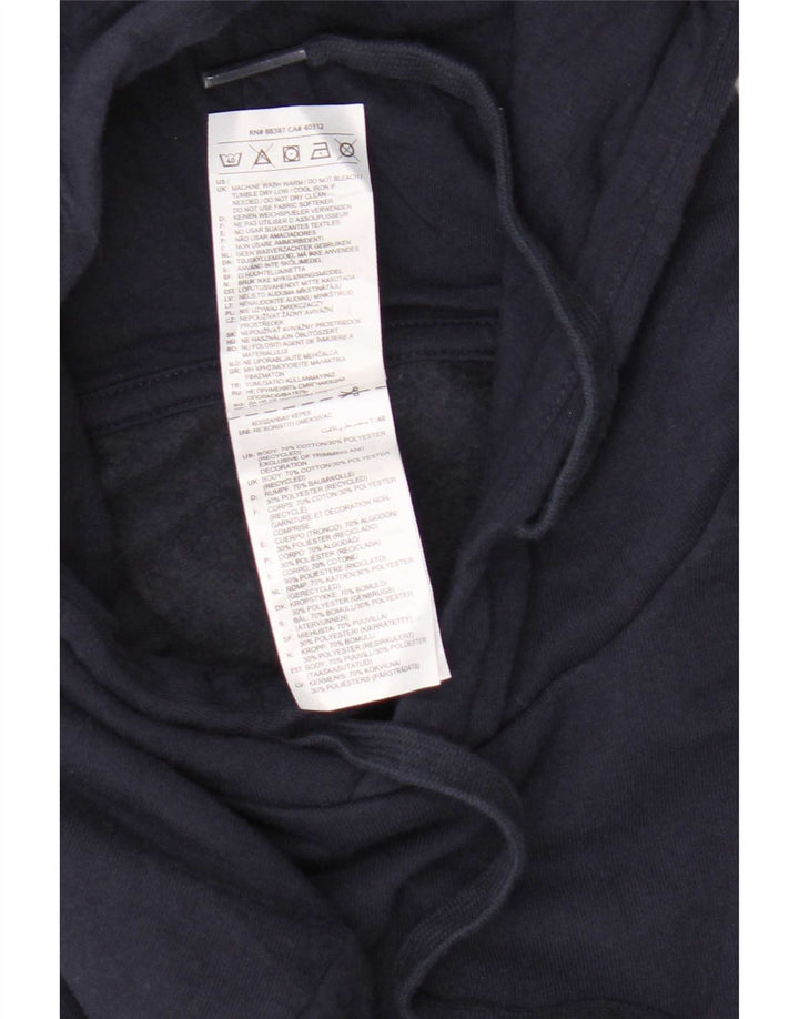 Adidas Ανδρικό φούτερ με κουκούλα, μεσαίο μπλε βαμβακερό