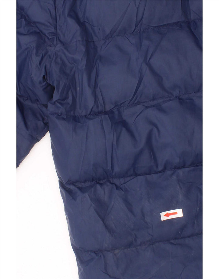 Μπουφάν Timberland Boys Hooded Gadded Jacket 7-8 Years Blue Polyester