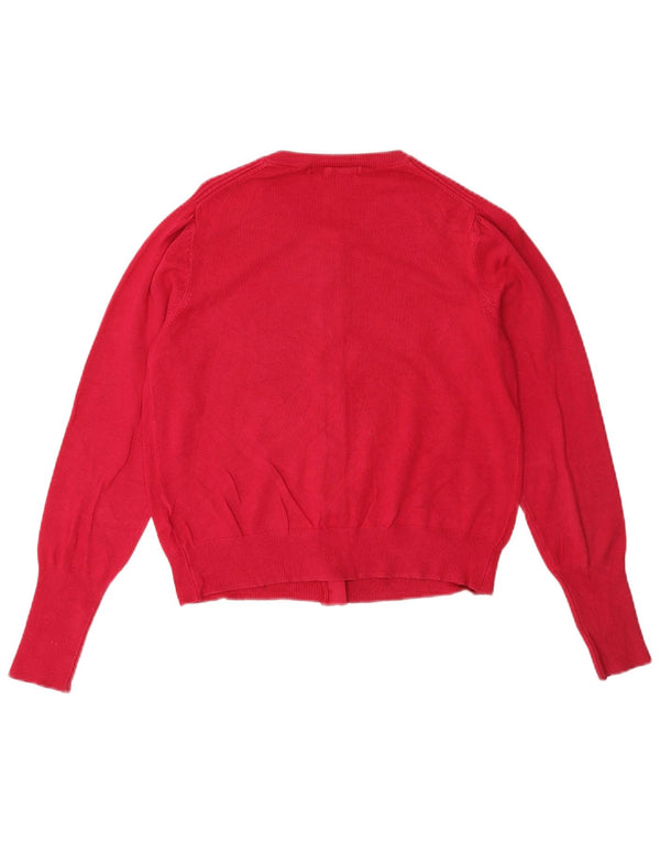 Marks & Spencer Γυναικεία ζακέτα Crop UK 10 Small Pink Viscose