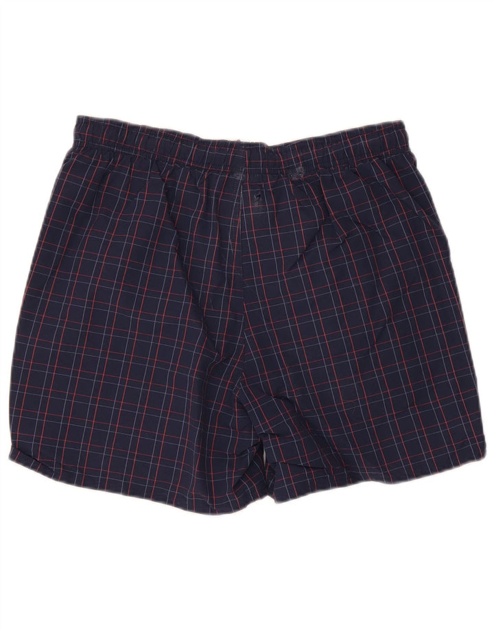 Ανδρικό αθλητικό σορτς Adidas Small Navy Blue Check Polyamide