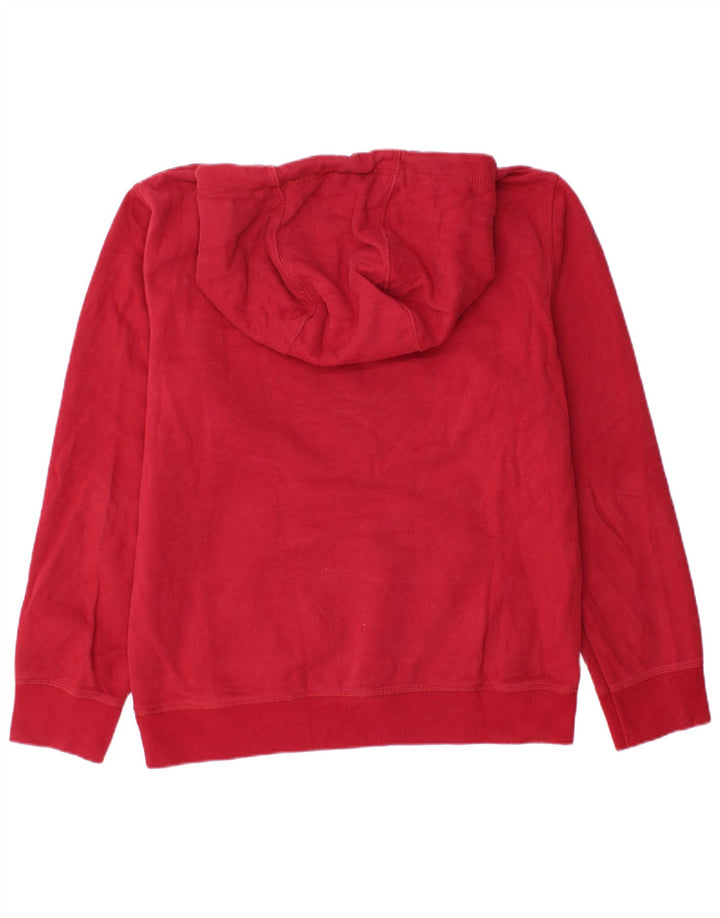 Crew Clothing Ανδρικά Hoodie Jumper Μεσαίο κόκκινο βαμβακερό