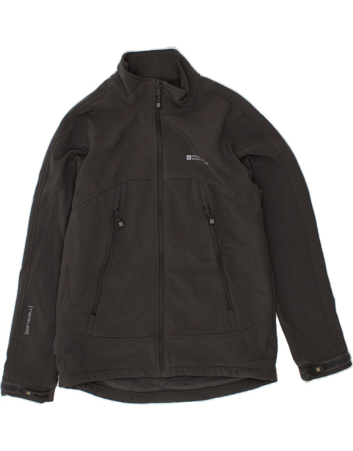 MOUNTAIN WAREHOUSE Mens Windbreaker Jacket UK 38 Medium Grey Polyester Vintage Mountain Warehouse and Second-Hand Mountain Warehouse from Messina Hembry 