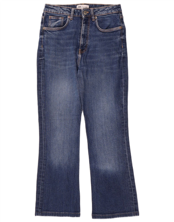 Zara Γυναικείο Τζιν μποτάκι EU 38 Small W28 L26 Blue