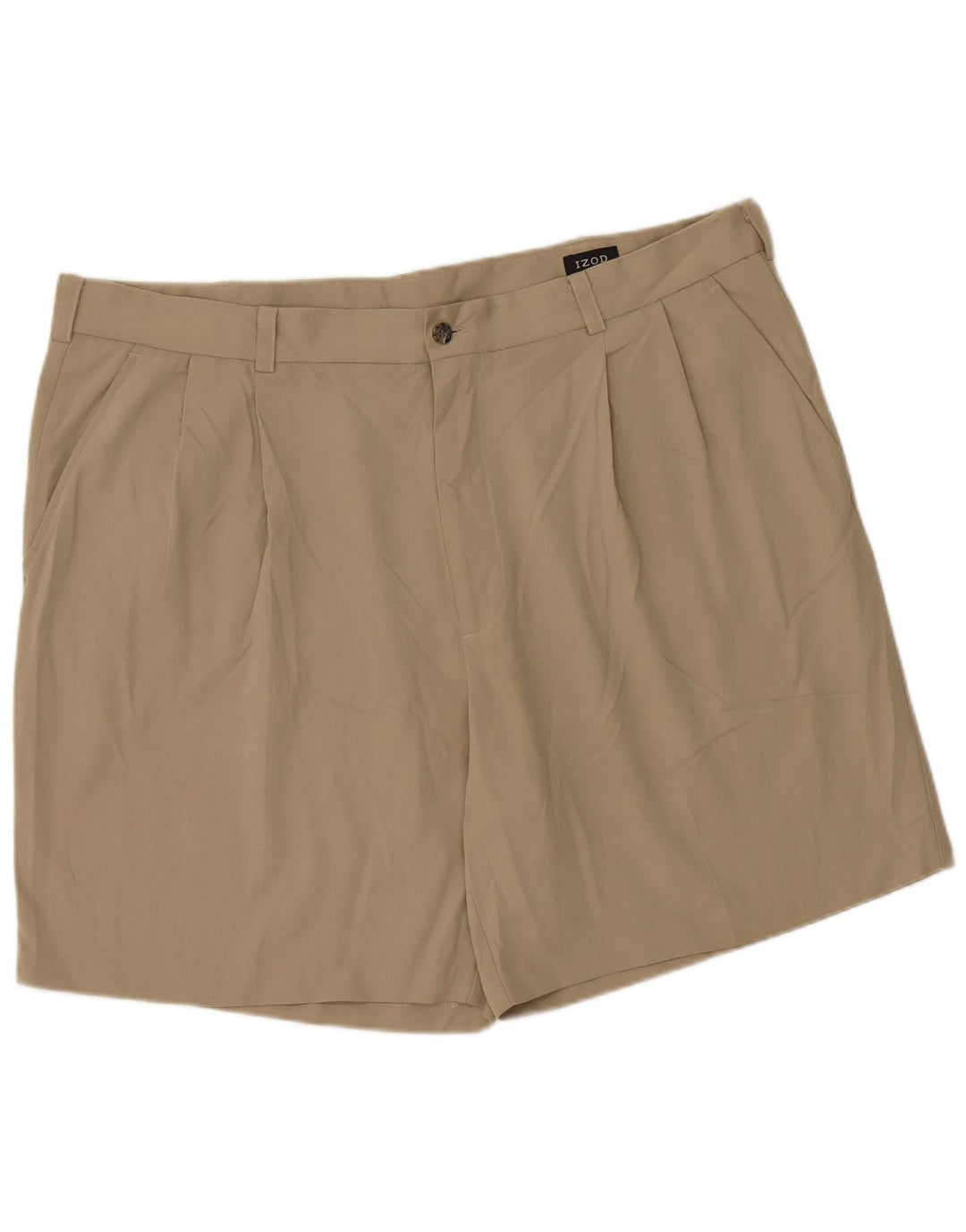 Ανδρικό σορτς Chino IZOD με καρφίτσες W42 2XL Χακί Πολυεστέρας