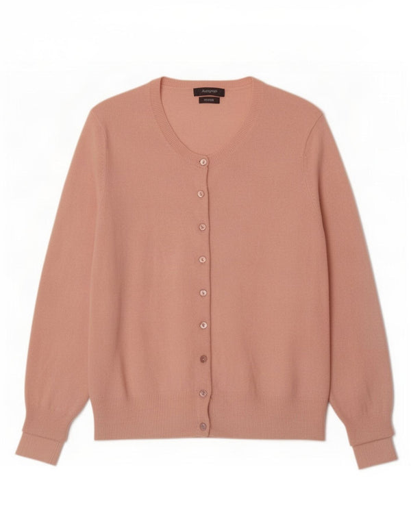 Marks & Spencer Womens Autograph Cardigan Sweater UK 18 XL Pink Cashmere