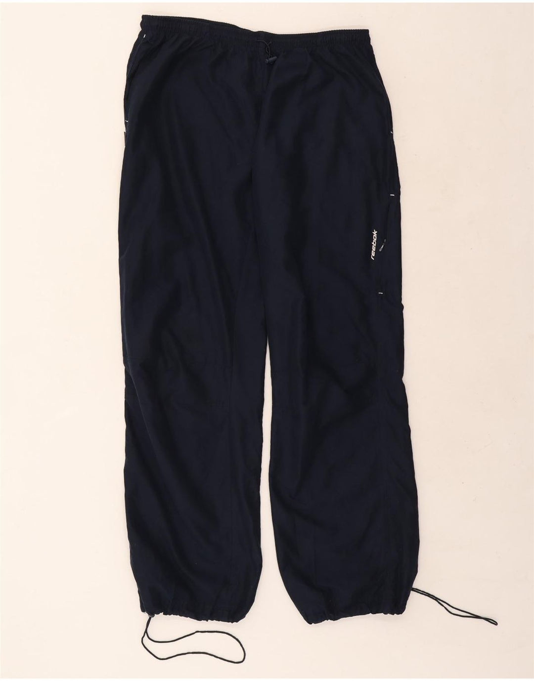 Reebok Boys Tracksuit Παντελόνια Joggers 13-14 ετών Navy Blue Polyester