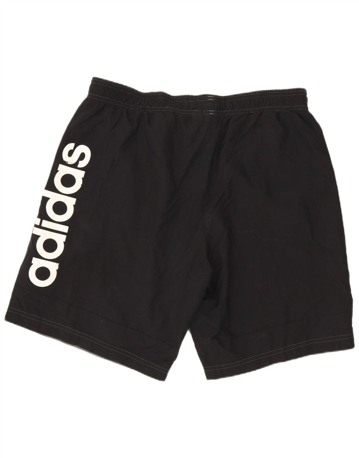Ανδρικό γραφικό αθλητικό σορτς ADIDAS με μεγάλο γκρι χρώμα πολυεστέρα
