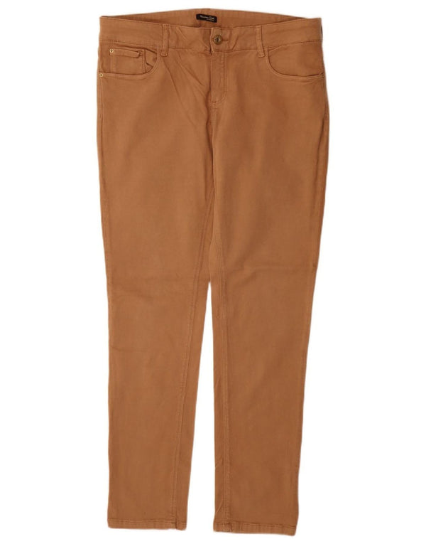 Massimo Dutti Γυναικείο Skinny Casual Παντελόνι EU 42 Large W32 L30 Beige
