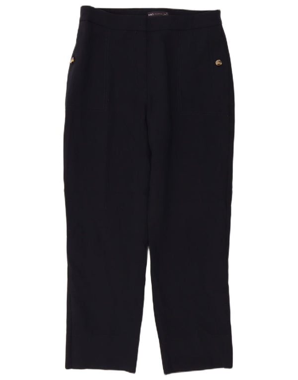 Marks & Spencer Γυναικείο παντελόνι Chino UK 12 Medium W32 L27 Navy Blue