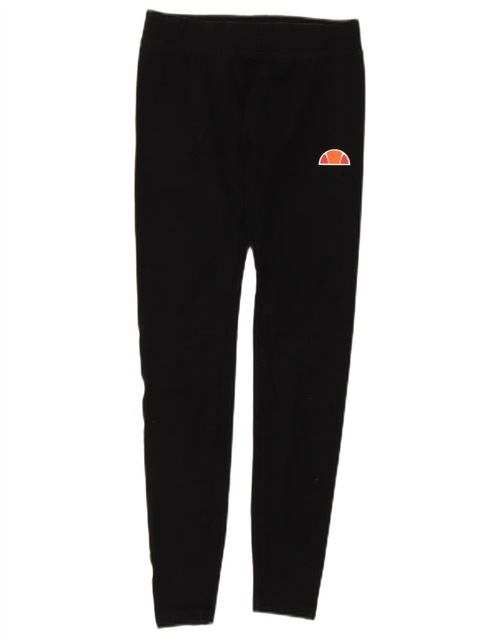 Ellesse Γυναικείο Γραφικό Κολάν UK 10 Μικρό Μαύρο Βαμβακερό