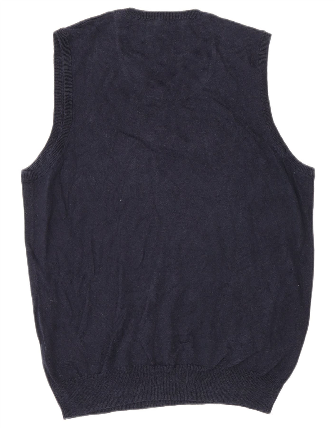 Vintage ανδρικό γιλέκο Tank Top Μικρό Navy Blue βαμβακερό