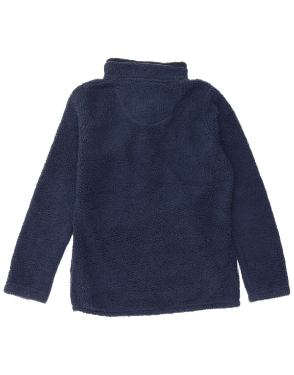 Crew Clothing Γυναικεία Fleece Jumper UK 12 Medium Navy Blue Polyester