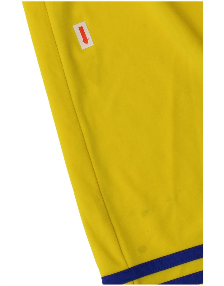 Ανδρικό σορτς Adidas Climalite με μεγάλο κίτρινο πολυεστέρα
