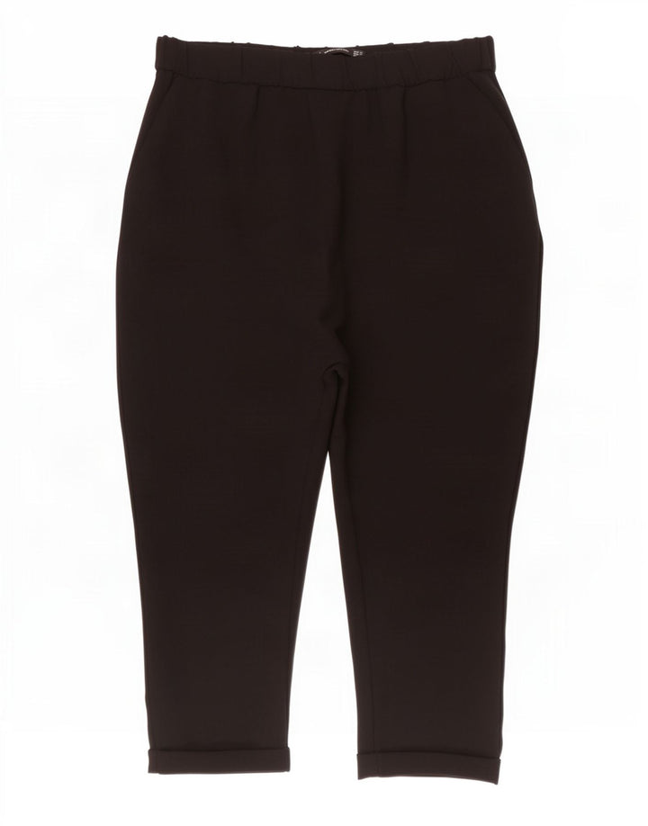 Zara Γυναικείο Παντελόνι Trafaluc Capri Medium W28 L19 Μαύρο