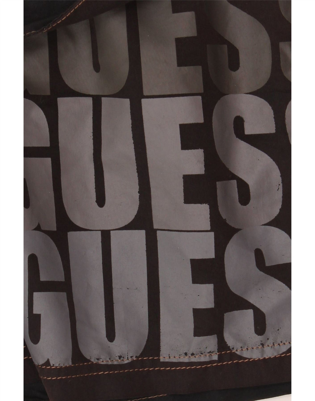 Ανδρικό γραφικό σορτς κολύμβησης Guess 2XL μαύρο πολυεστέρα