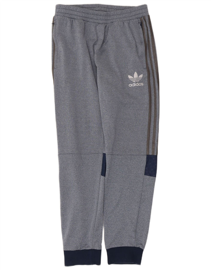 Ανδρική φόρμα Adidas Παντελόνι Joggers Medium Blue Colorblock Πολυεστέρας