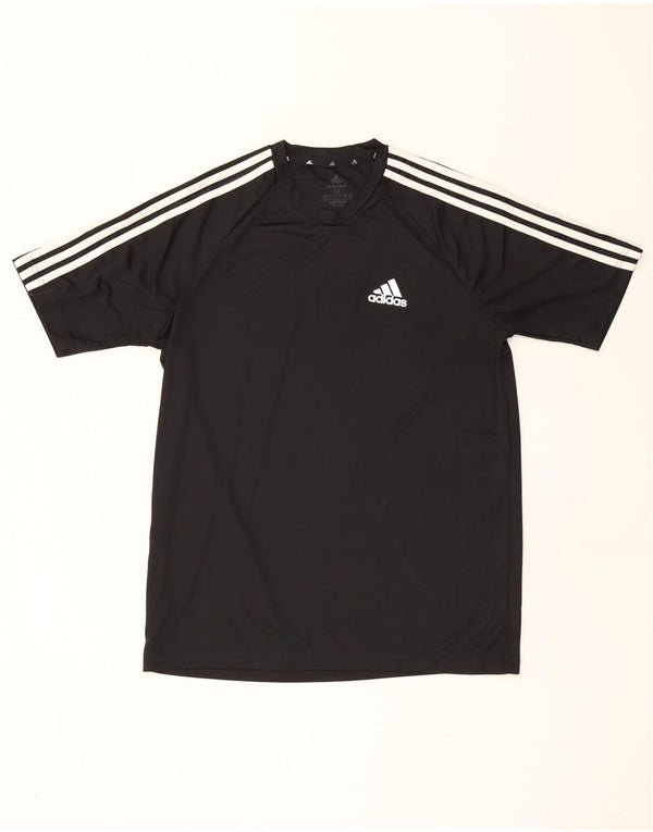 Adidas Ανδρικό T-Shirt Aeroready Top Medium Black Polyester