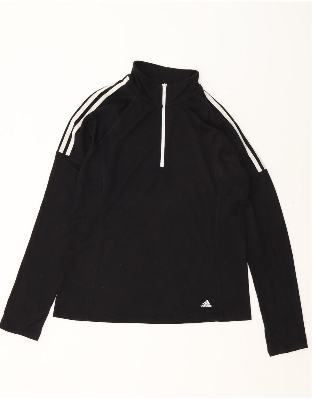 Ανδρική φόρμα πουλόβερ με φερμουάρ Adidas Top Medium Black Polyester