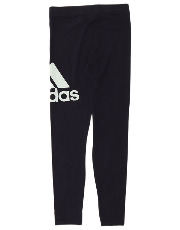 Adidas Girls Graphic κολάν 14-15 ετών Navy Blue Cotton
