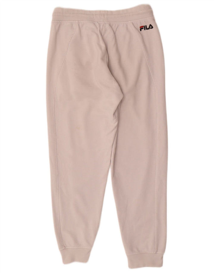 Ανδρική φόρμα Fila Παντελόνι Joggers Μικρό Λευκό Βαμβακερό