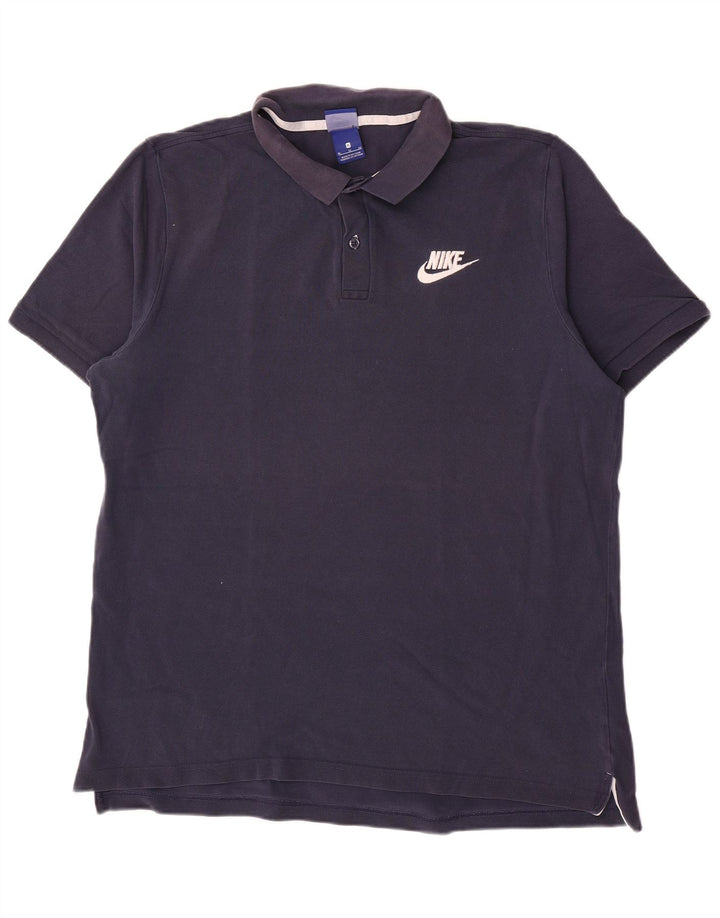 Ανδρικό μπλουζάκι πόλο Nike XL Navy Blue Cotton