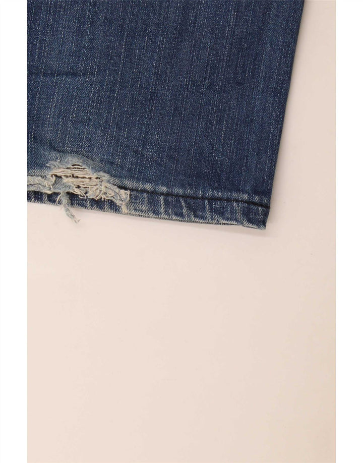 Lee Mens Brooklyn Straight Jeans W36 L34 Blue Cotton