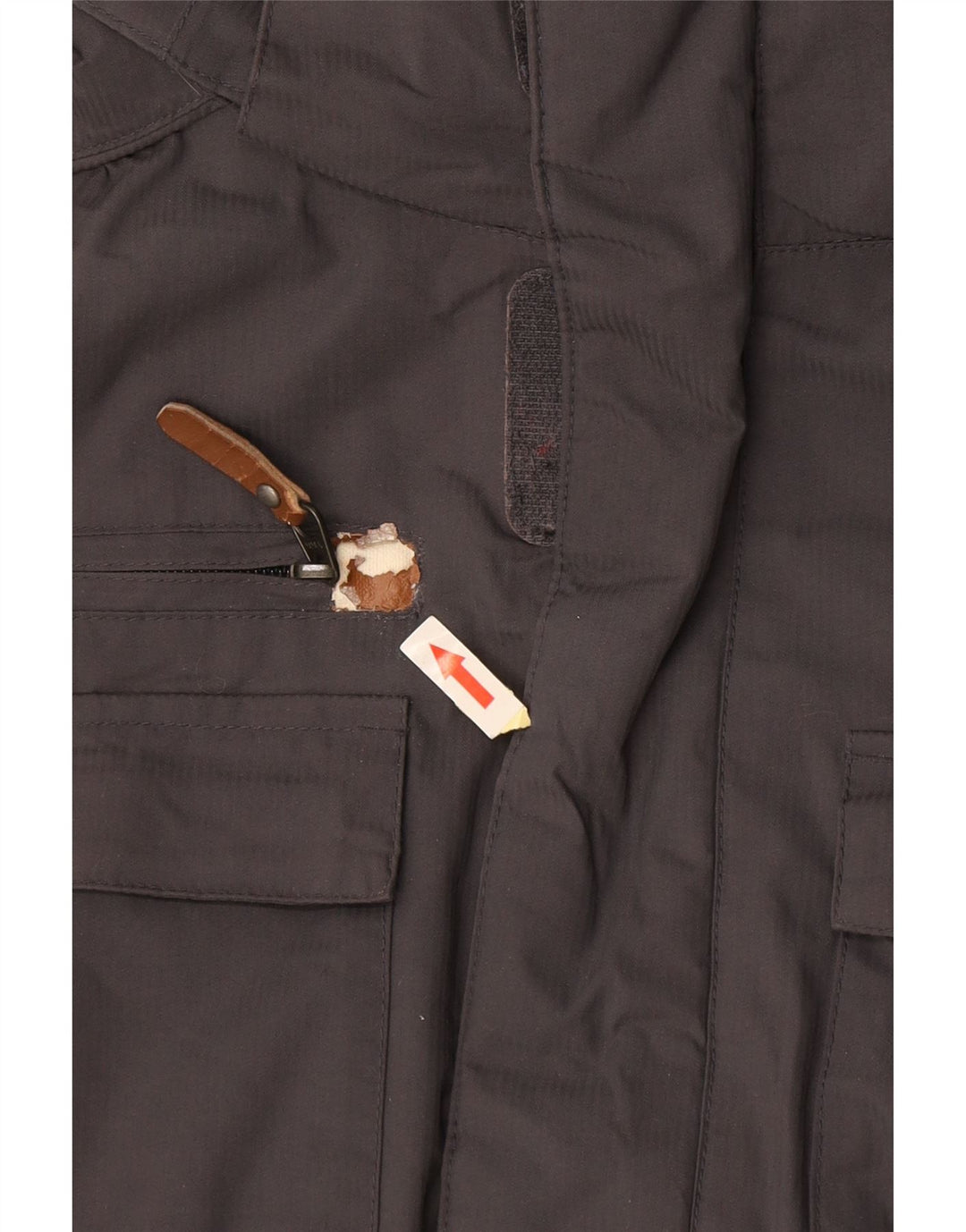 Γυναικείο μπουφάν ANIMAL με κουκούλα αντιανεμικό UK 8 Small Grey Polyamide