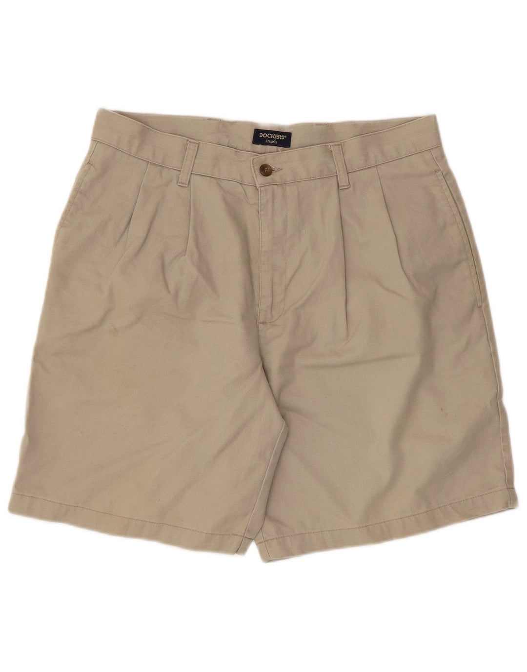 Dockers Ανδρικό Σορτς Chino Χακί με καρφίτσα W33 Βαμβακερό μεσαίο μπεζ
