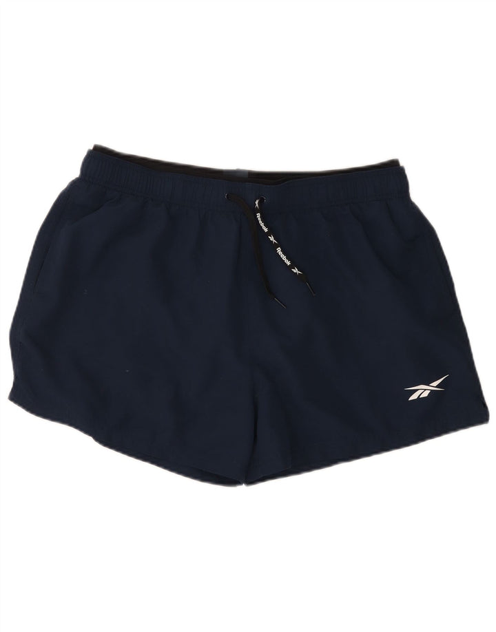 Ανδρικό σορτς κολύμβησης Reebok XL Navy Blue Polyester