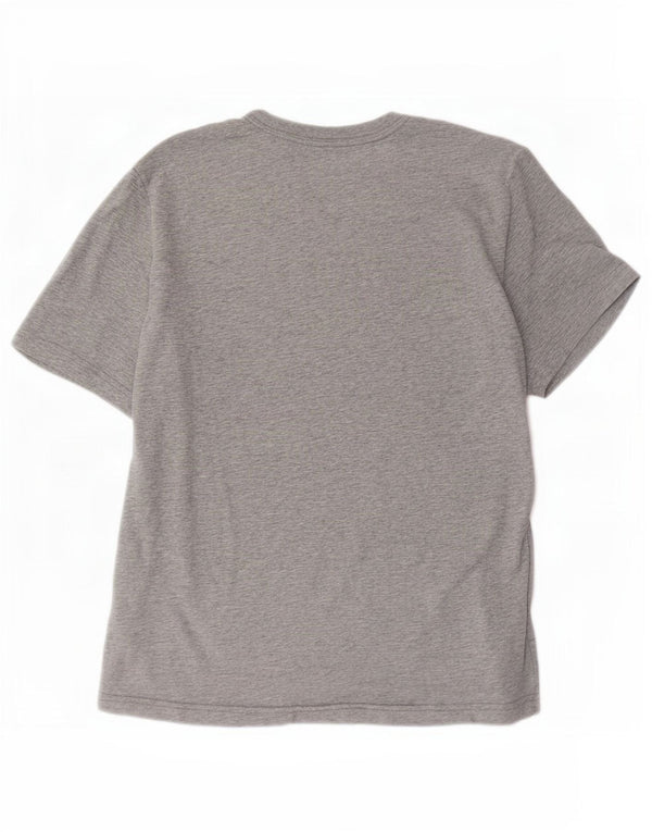 Ανδρικό μπλουζάκι Nike Dri Fit, μικρό γκρι βαμβακερό
