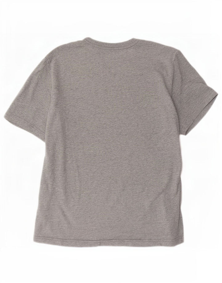 Ανδρικό μπλουζάκι Nike Dri Fit, μικρό γκρι βαμβακερό