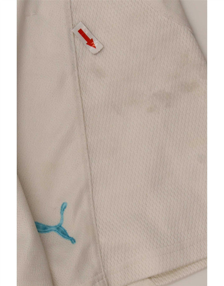 Ανδρικά Puma S.S. Lazio Sport σορτς από λευκό πολυεστέρα
