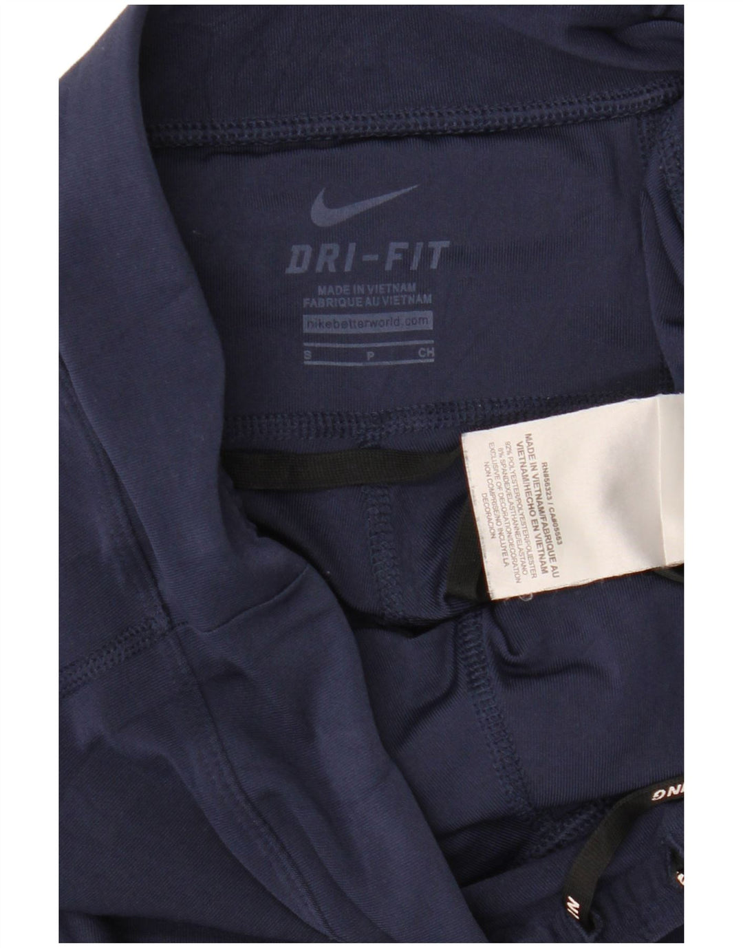 Γυναικεία κολάν NIKE Dri Fit Capri UK 10 Small Navy Blue Polyester