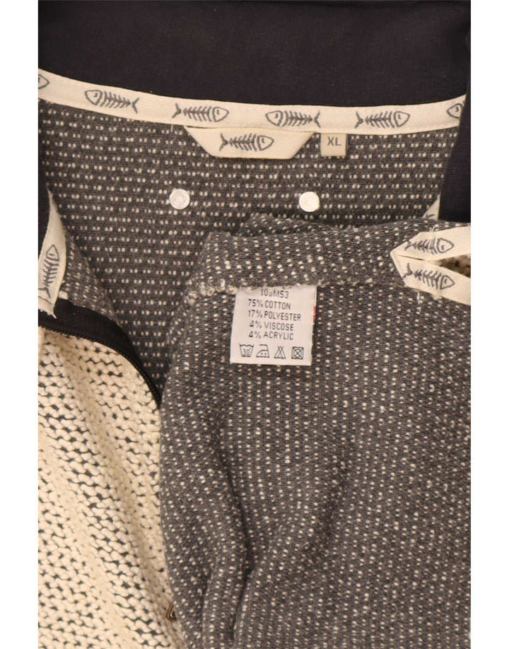 Ανδρικό φούτερ Weird Fish με φερμουάρ Jumper XL Μπεζ βαμβακερό