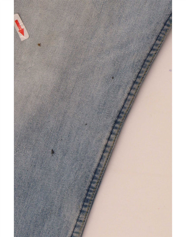 Levi's Womens 501 Straight Jeans W29 L31 Blue Cotton