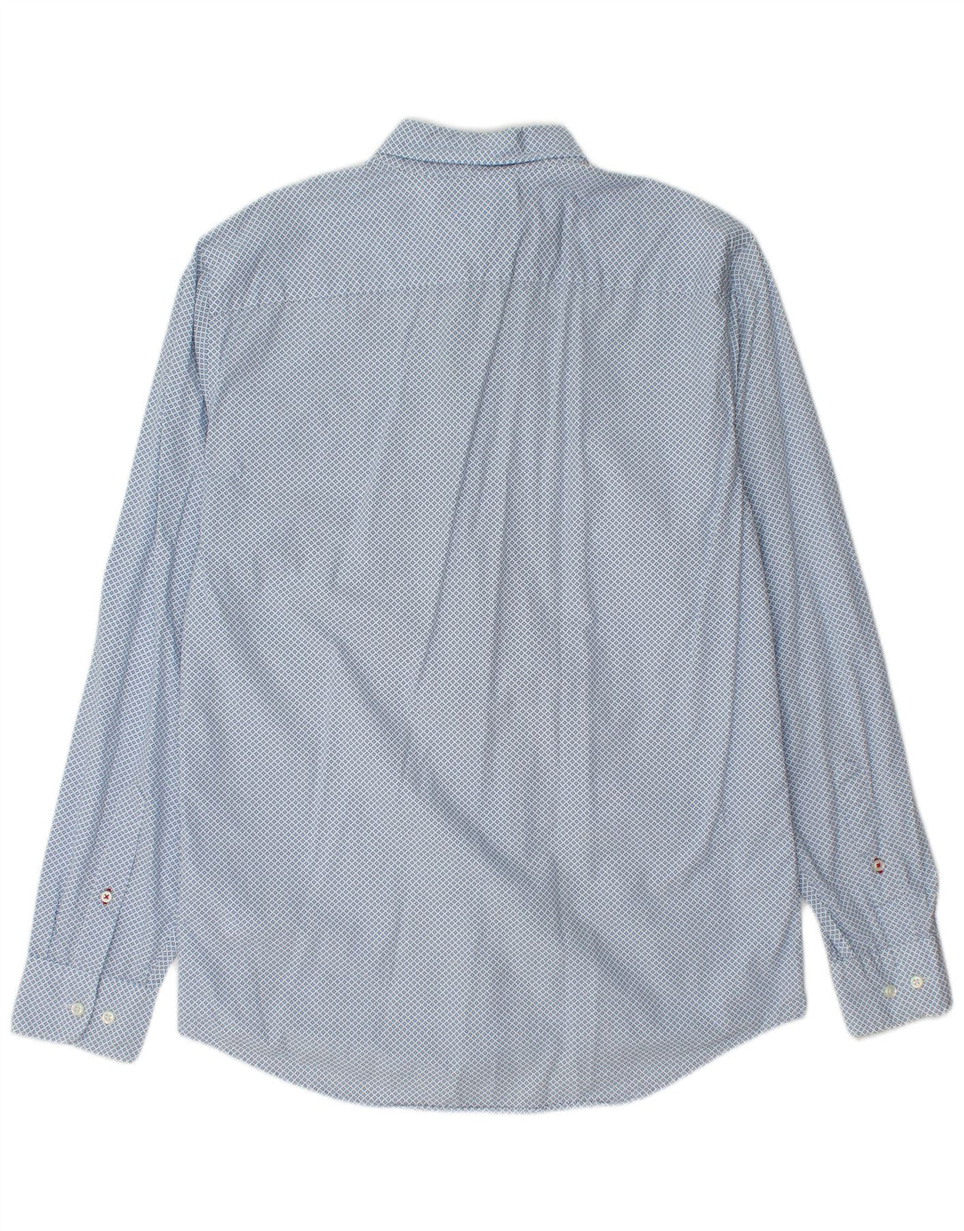 TOMMY HILFIGER Ανδρικό πουκάμισο με κανονική εφαρμογή, Βαμβακερό μεσαίο μπλε με στίγματα