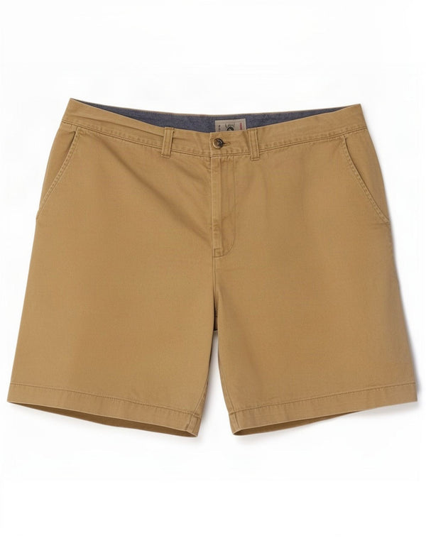 Marks & Spencer Ανδρικό κανονικό σορτς Chino W42 2XL Μπεζ βαμβακερό