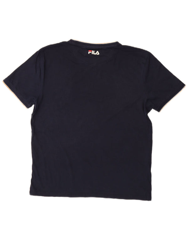 Ανδρικό T-Shirt Fila Top Large Navy Blue