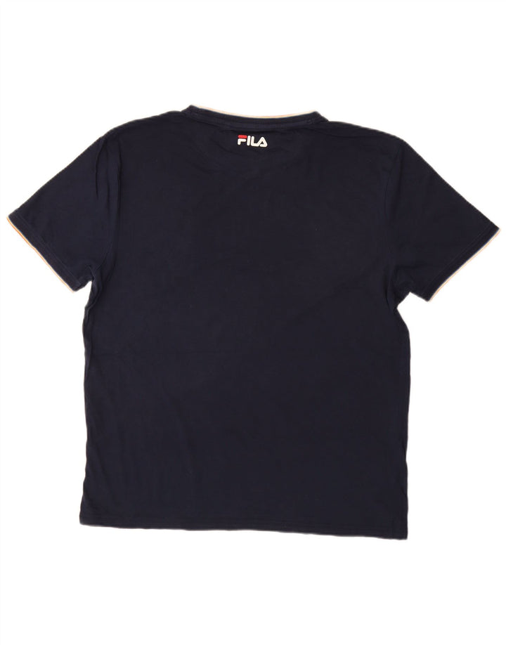 Ανδρικό T-Shirt Fila Top Large Navy Blue