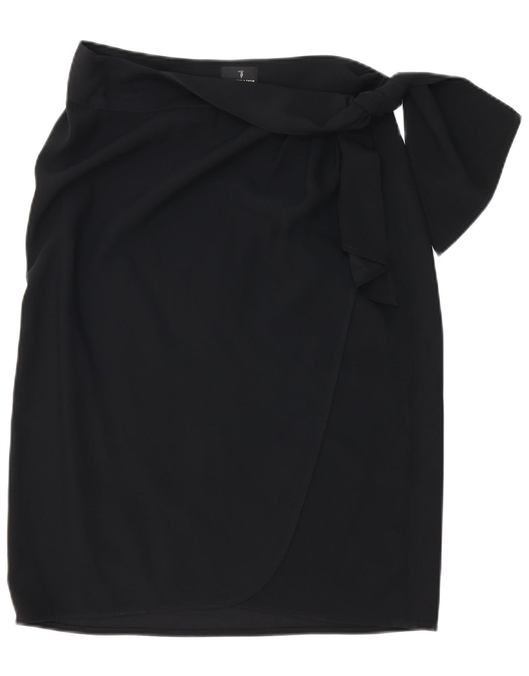 TRUSSARDI Γυναικεία Wrap Φούστα W32 Large Black Acetate