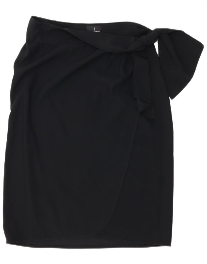 TRUSSARDI Γυναικεία Wrap Φούστα W32 Large Black Acetate