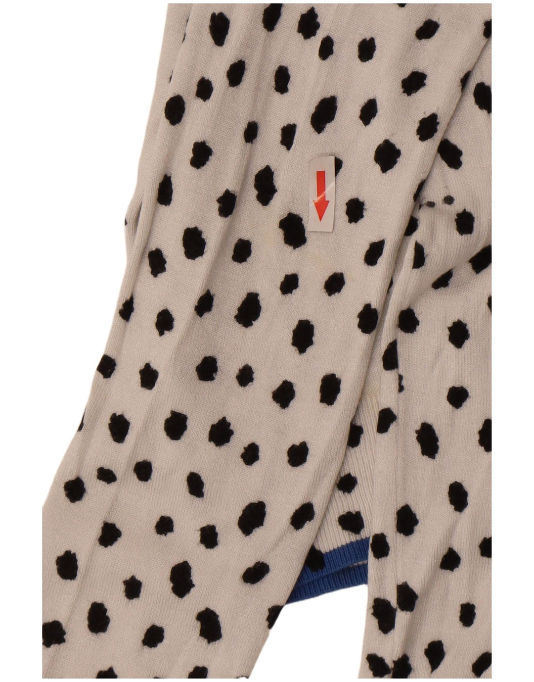 Marks & Spencer Γυναικεία ζακέτα πουλόβερ UK 10 Small White Spotted Viscose